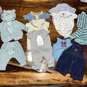 Huge blue baby boy bundle
